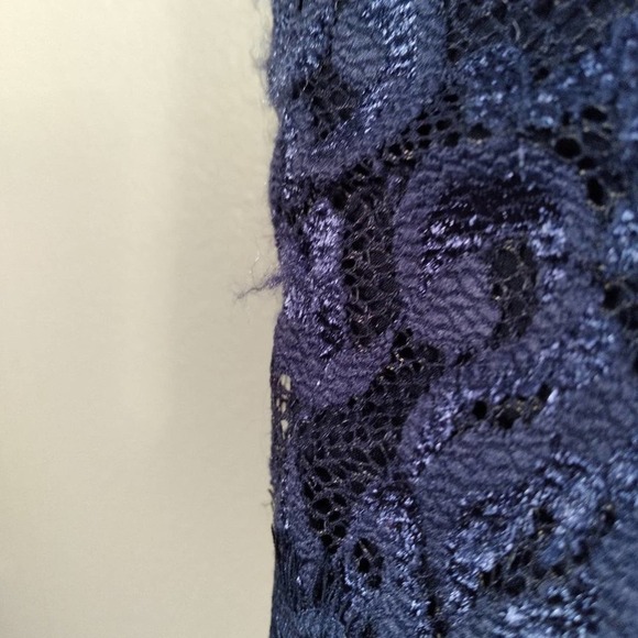 Lord and Taylor Jax Lace Panel Tiered Dress Size 12 - Picture 5 of 15